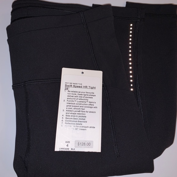 NWT Lululemon Swift Speed High-Rise Tight 28" - Picture 16 of 16